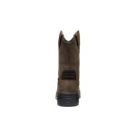 Men's CSA Flatland Pull-On Waterproof Work Boot INT MET (Carbon Toe) | Dark Brown/Black