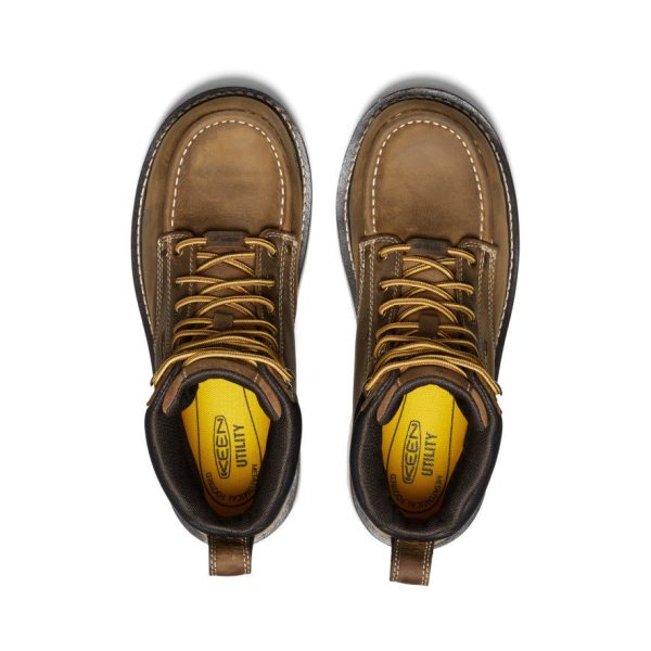 Men's Cincinnati 6 Waterproof 90° Heel Boot (Carbon Toe)  |  Belgian/Sandshell