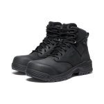 Men's Evanston 6 Waterproof Boot (Carbon Toe) | Black/Black
