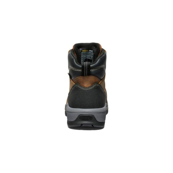 Men's Evanston 6 Waterproof Boot (Carbon Toe) | Bison/Black
