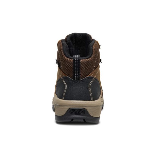 Women's Skokie Waterproof Work Boot (Soft Toe) | Bison/Black