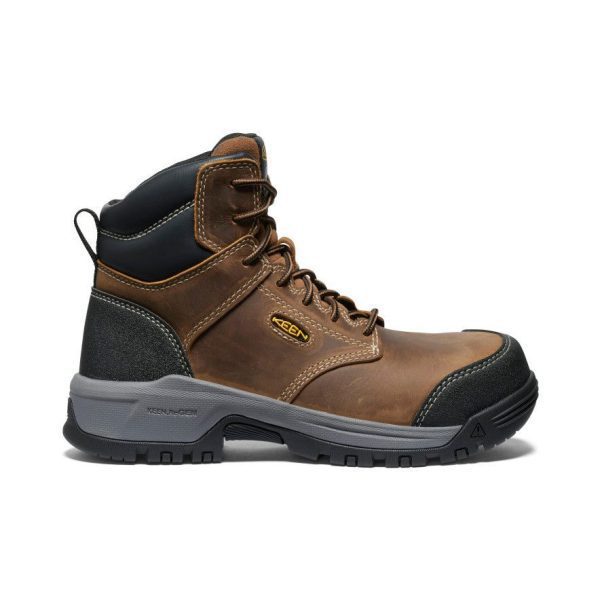 Women's Evanston 6 ESD Boot (Carbon Toe) | Bison/Black