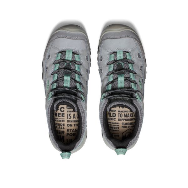 Women's Targhee IV Vented Hiking Shoe  |  Alloy/Granite Green