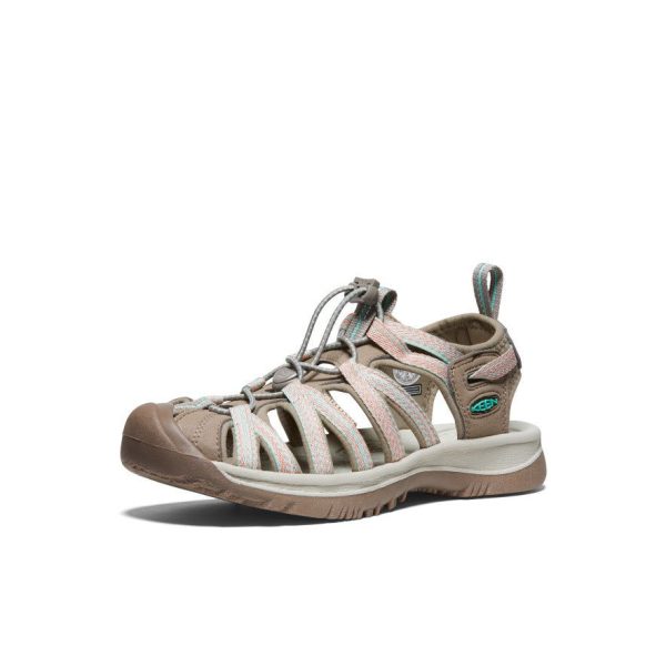 Women's Whisper  |  Taupe/Coral