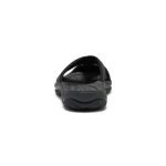 Women's Bali Leather Slide Sandal | Black/Black