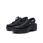 All Gender UNEEK PLT Sneaker | Black Smooth Lea