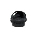 Men's Waimea Leather Flip-Flop | Black/Black