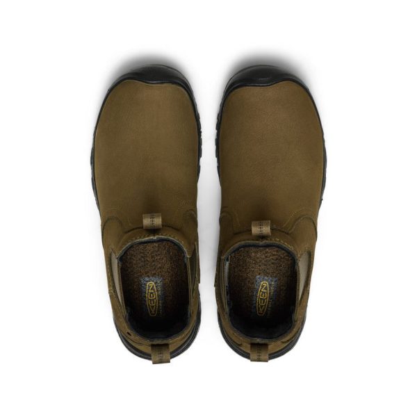 Women's Greta II Waterproof Chelsea | Dark Olive/Black