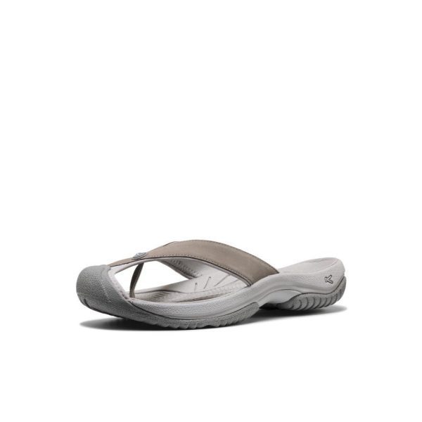 Men's Waimea Leather Flip-Flop | Monochrome/Steel Grey
