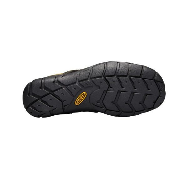 Men's Clearwater CNX Leather Sandal | Magnet/Black