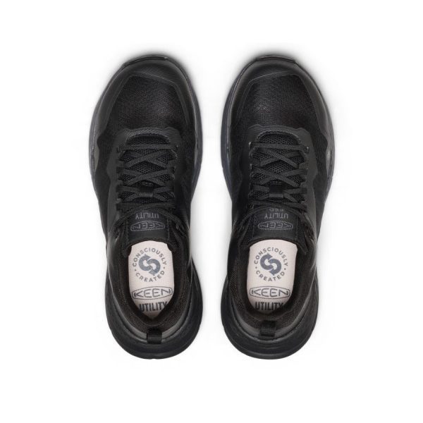 Women's Speedworks ESD Work Sneaker (Carbon Toe) | Black/Black