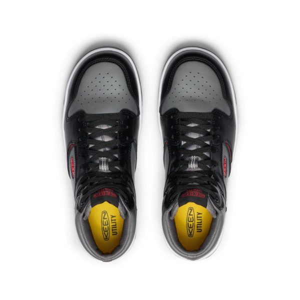Men's Overton Mid Work Shoe (Carbon Toe) | Steel Grey/Black