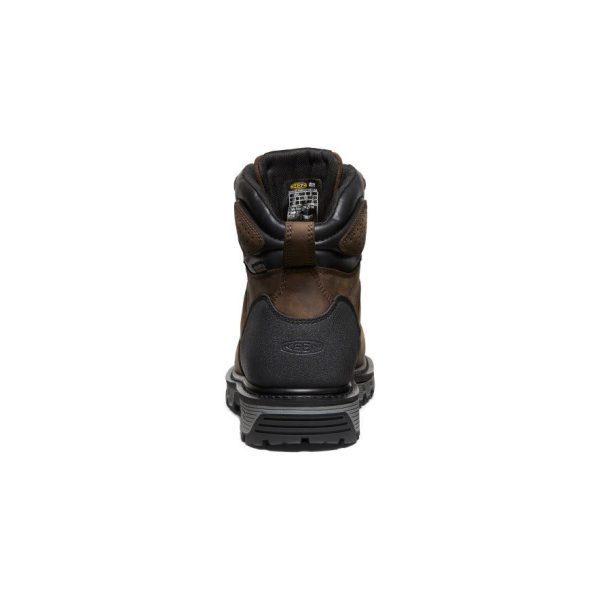 Men's CSA Camden 6 Waterproof Boot (Carbon Toe) | Dark Earth/Black