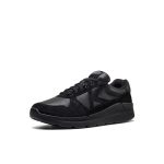 Men's KM2 Leather Jogger | Black/Black