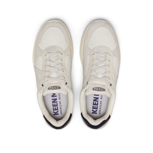 Men's KM2 Leather Jogger | Birch/Naval Academy
