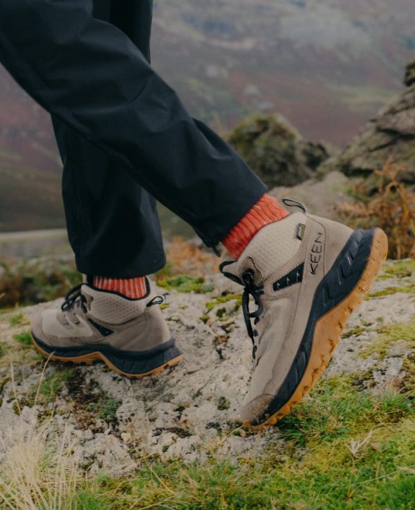 Men's Hightrail Waterproof Wide Hiking Boot | Brindle/Oak Buff